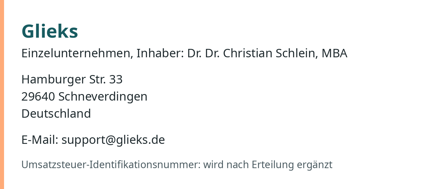 Anbieterkennzeichnung: Name, Anschrift und Kontakt des Anbieters